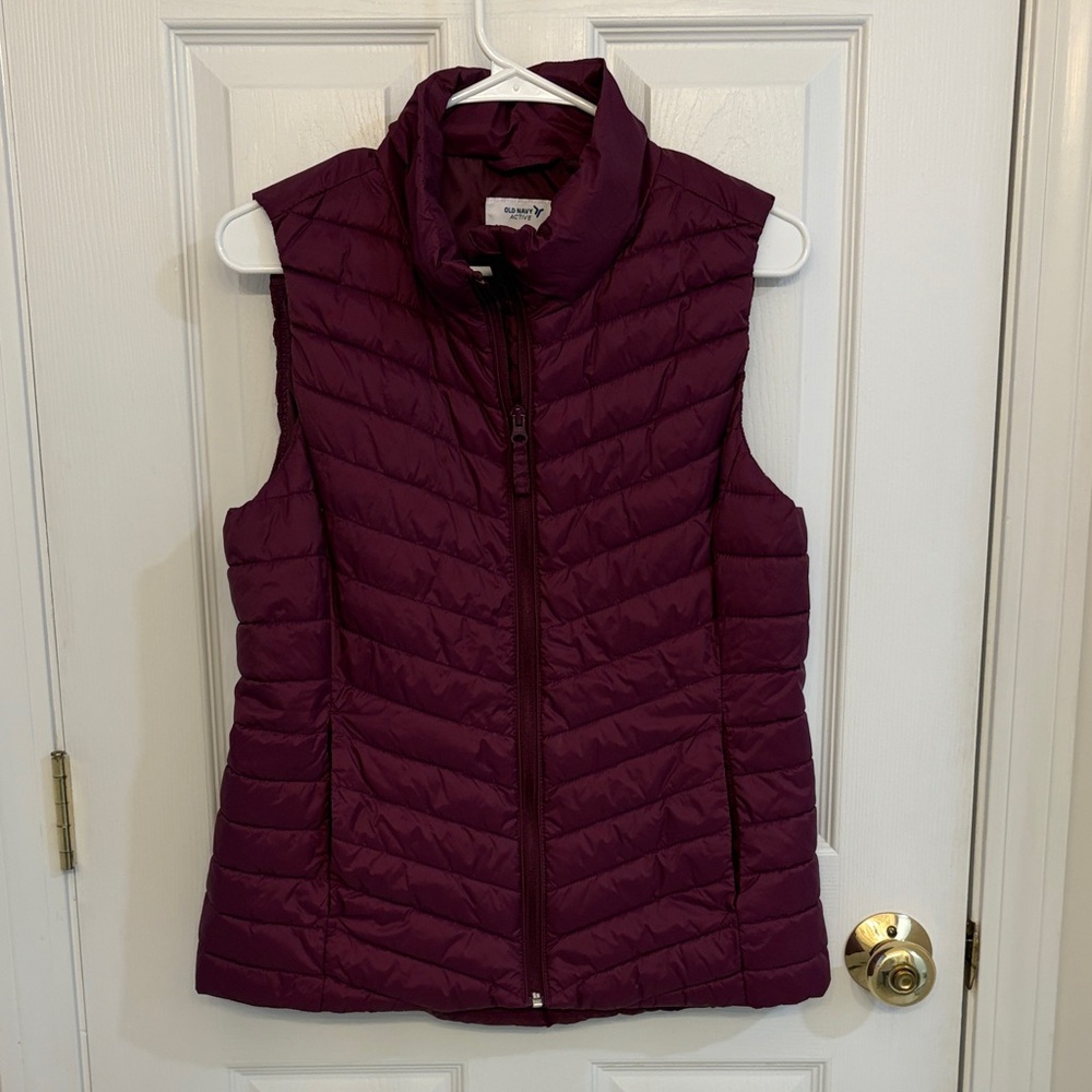 Women's Puffer Vest - Deep Purple